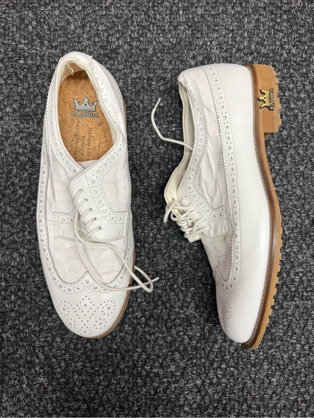 Lightly worn Lambda Golf shoes size 41 EU in good condition no box